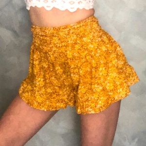 XS Antique Gold/ Yellow Shorts